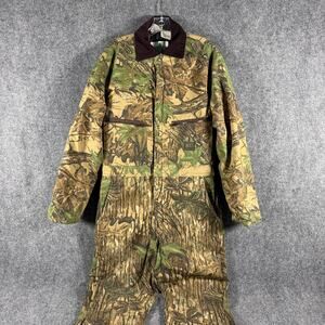 Vintage Liberty Realtree Camo Coveralls Mens M 38-40 USA Made Insulated Hunting